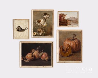 700+ Autumn & Halloween Wall Art Set, Vintage Fall Gallery Wall, Moody Spooky Prints, Dark Academia Decor, Halloween Poster Bundle, image 16