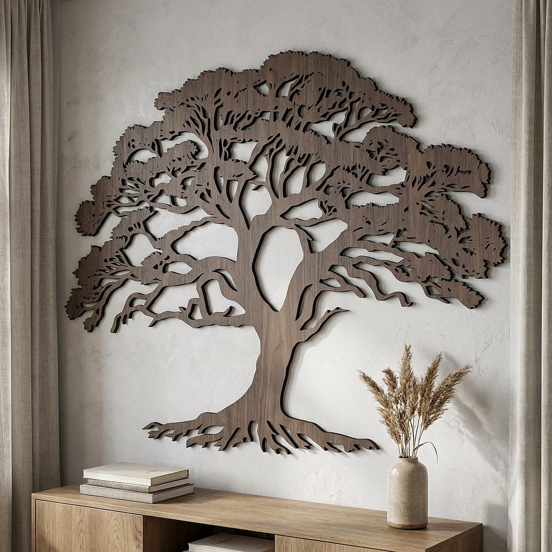 Tree of Life Wooden Wall Art – Nature-inspired Home Decor Gift - Etsy
