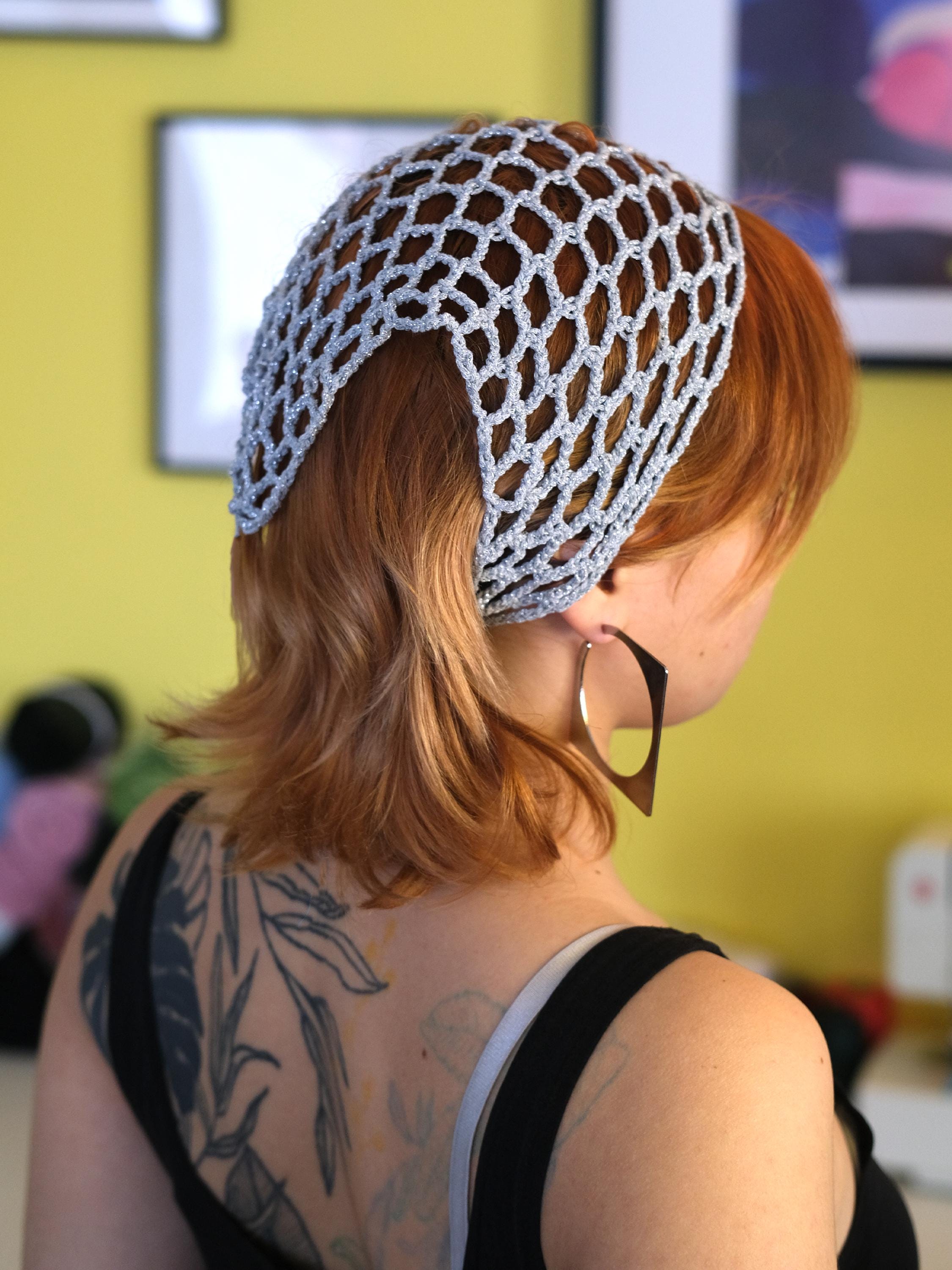 38 Head Scarf Crochet Patterns for Bandanas, Kerchiefs, and Stylish Wraps 2 Crochet Pattern Mesh Bandana + Video Tutorial Easy
