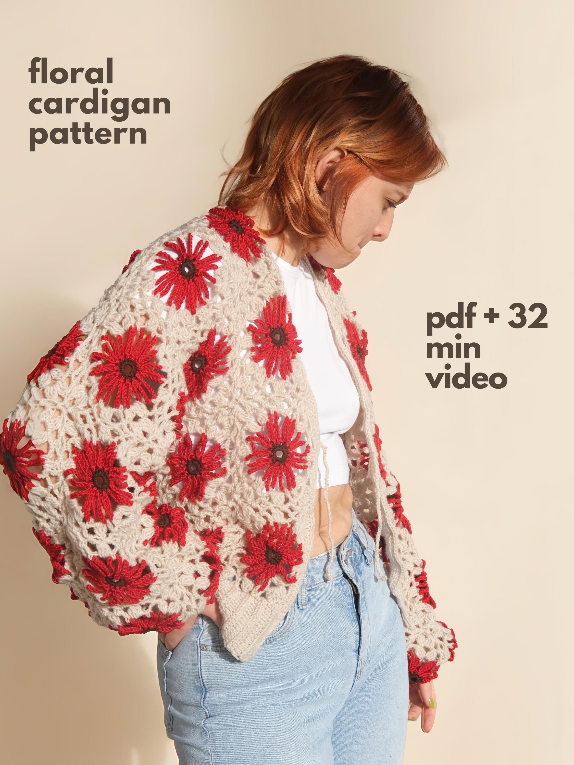 Floral Cardigan - Etsy