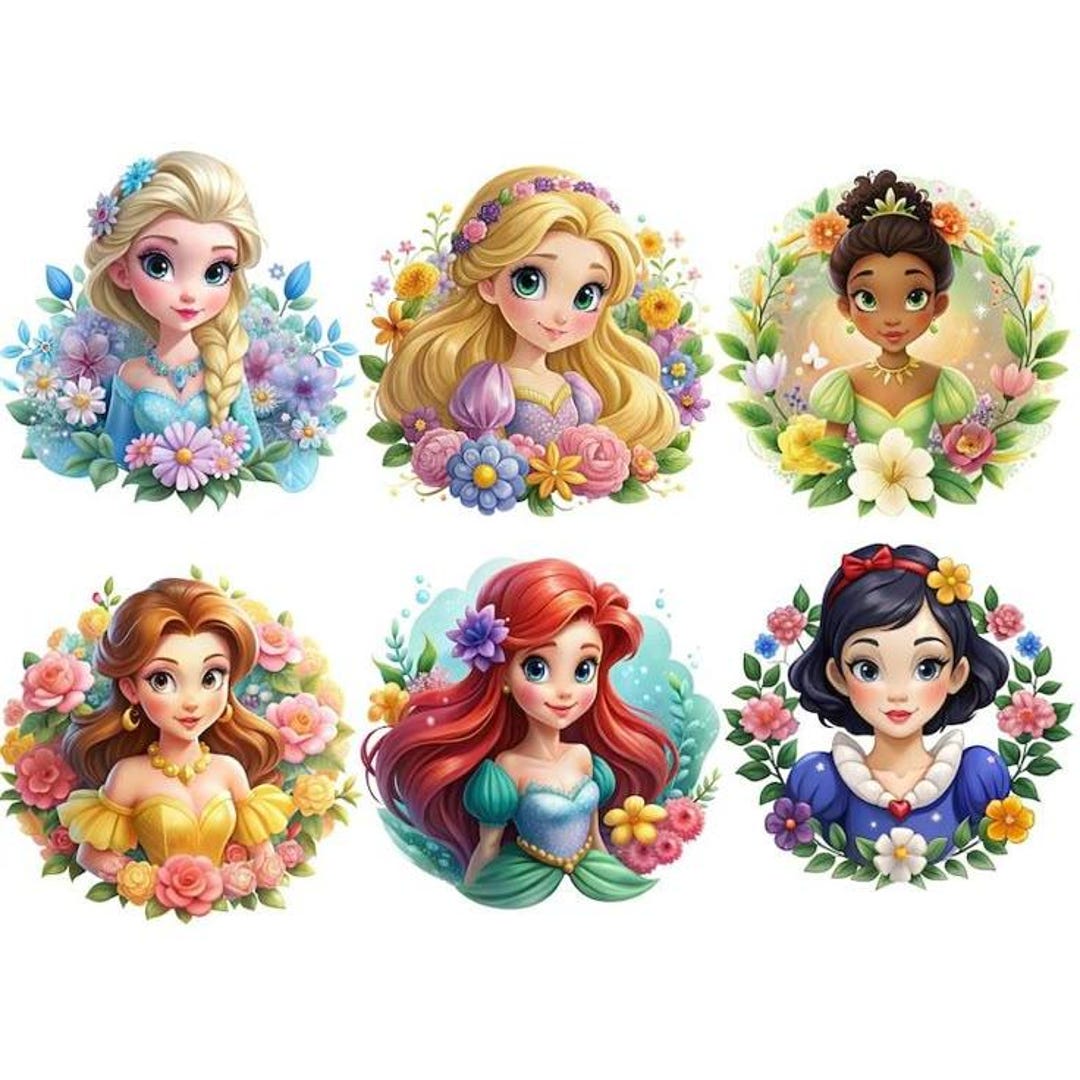 110 Unique Princess Coloring Pages - Etsy
