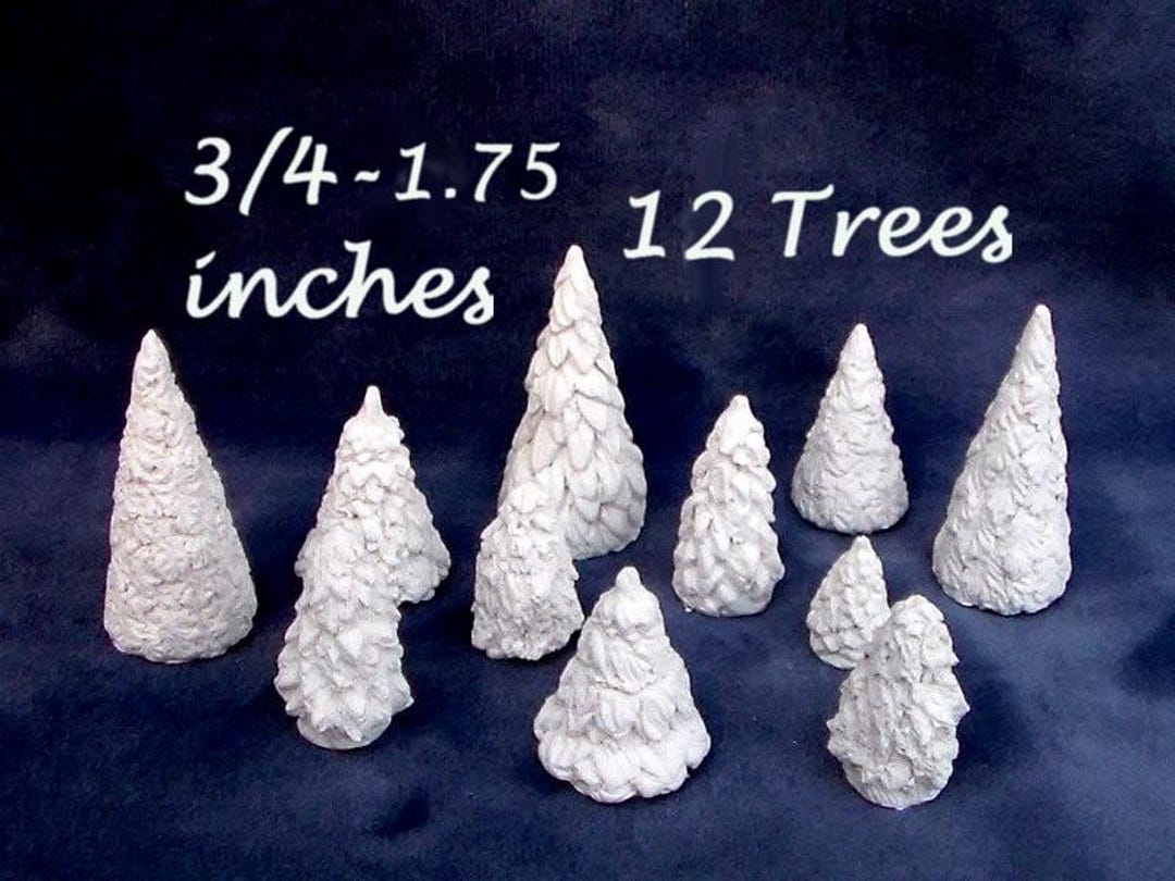 Tiny Miniature Trees 1 Inch Micro Village Tree Set of 12 - Etsy UK