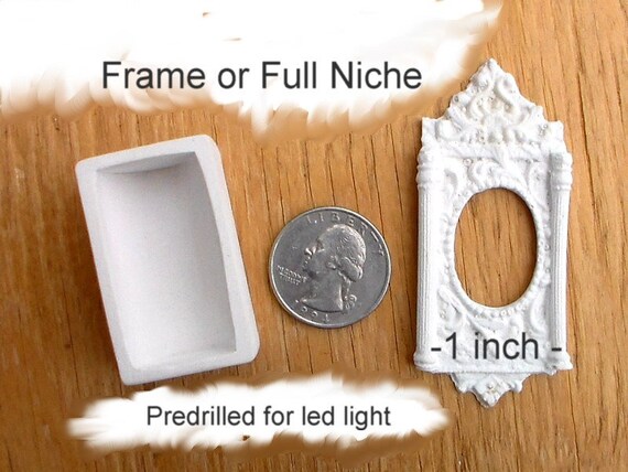 Dollhouse Wall Niche Half Inch Scale