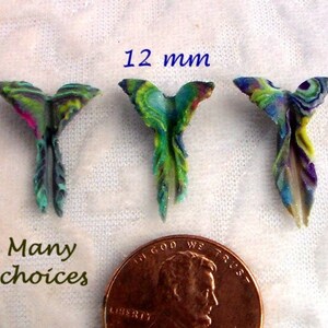 Tiny Fantasy Butterflies Polymer Clay Haff inch