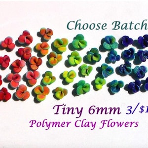 Miniatur 3D Blumen 6mm Puppenhaus 1:12