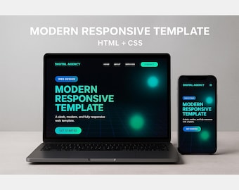5 Modern & Responsive Landing Page Templates | HTML/CSS/JS | Portfolio, SaaS, Restaurant, Fitness