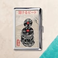 Japanese Retro Music Retro Cigarette Case id case Wallet Business Card Holder Business Card ID Holder Wallet Deco product logo