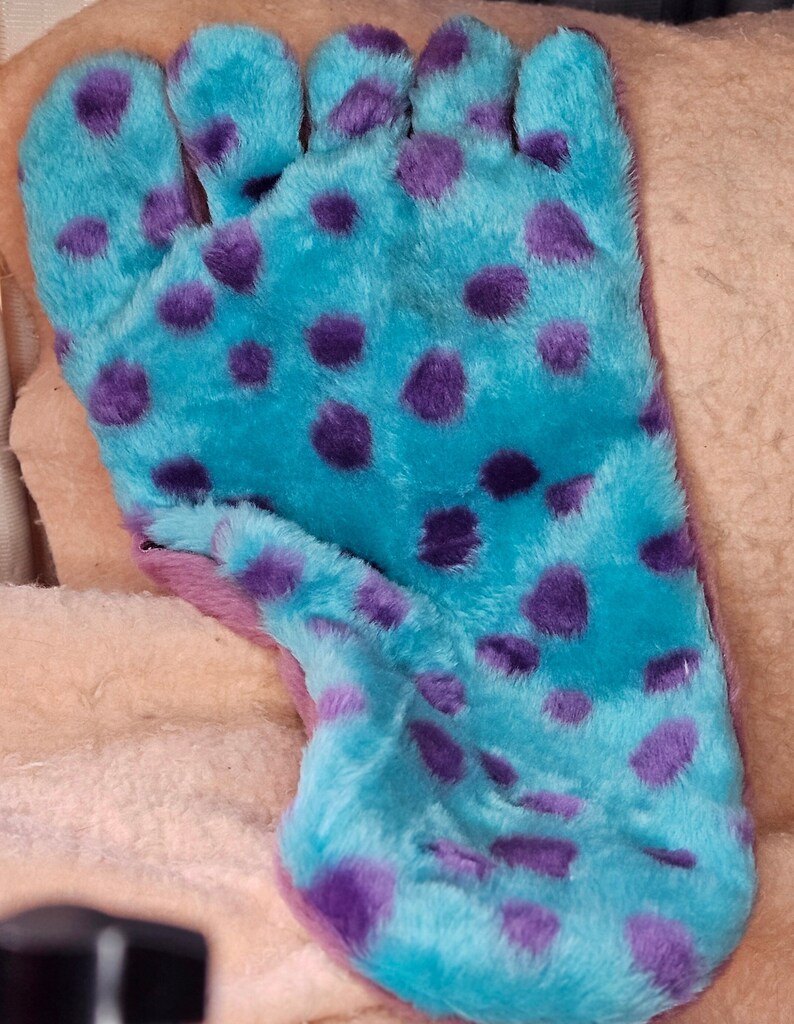 Fur Foot Pillow image 1