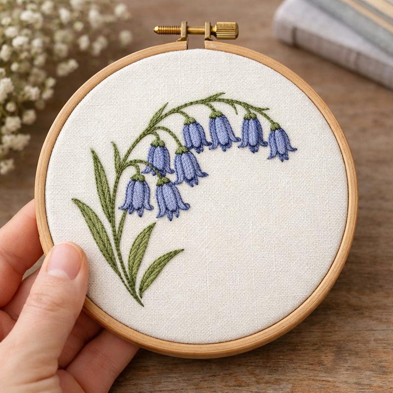 Bluebell Embroidery Pattern – Instant Printable PDF - Etsy
