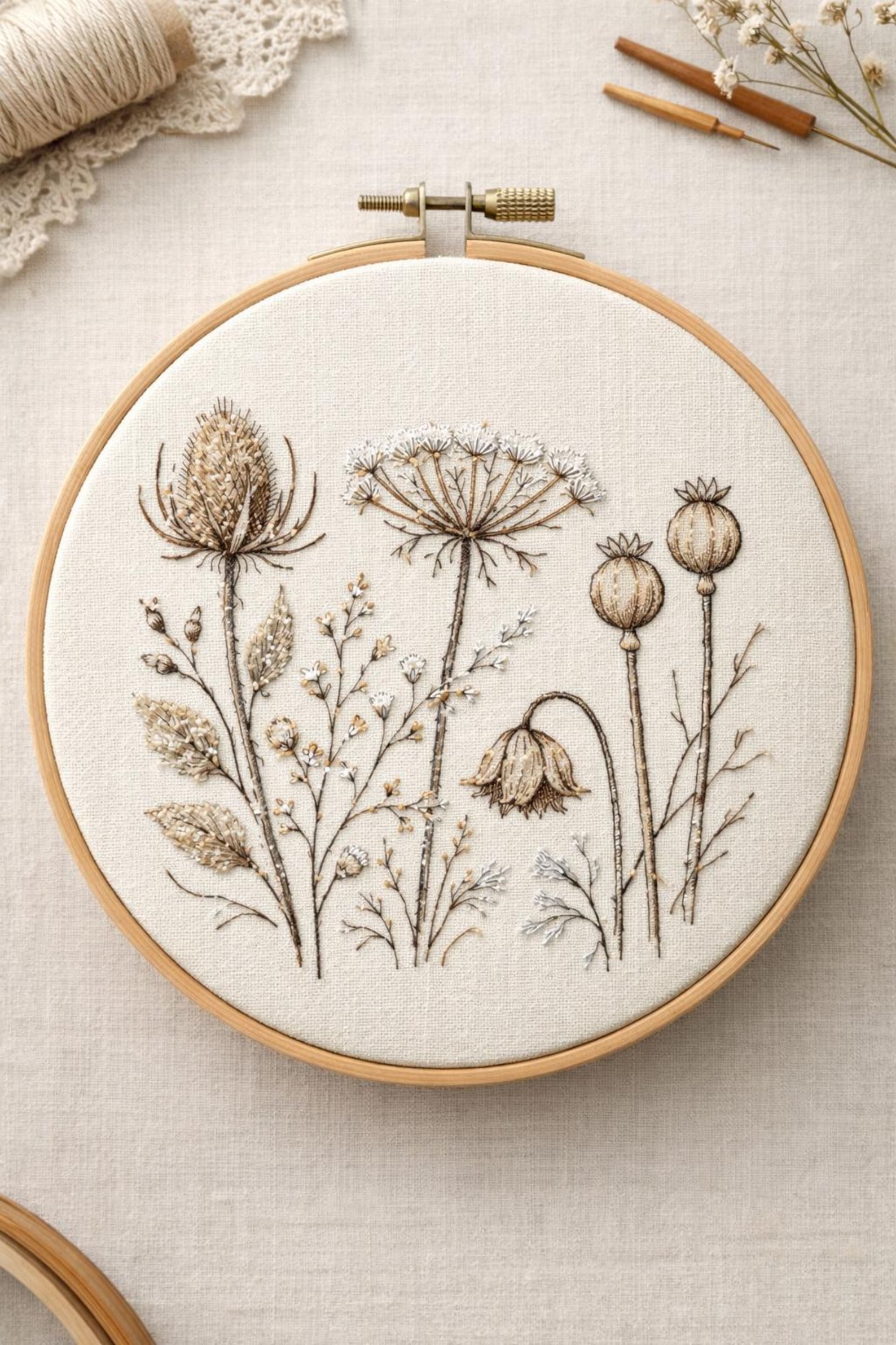 Sleeping Garden Study – Hand Embroidery Pattern (PDF) - Etsy