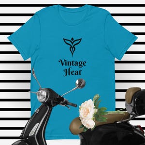 t-shirt vintage heat för kvinnor