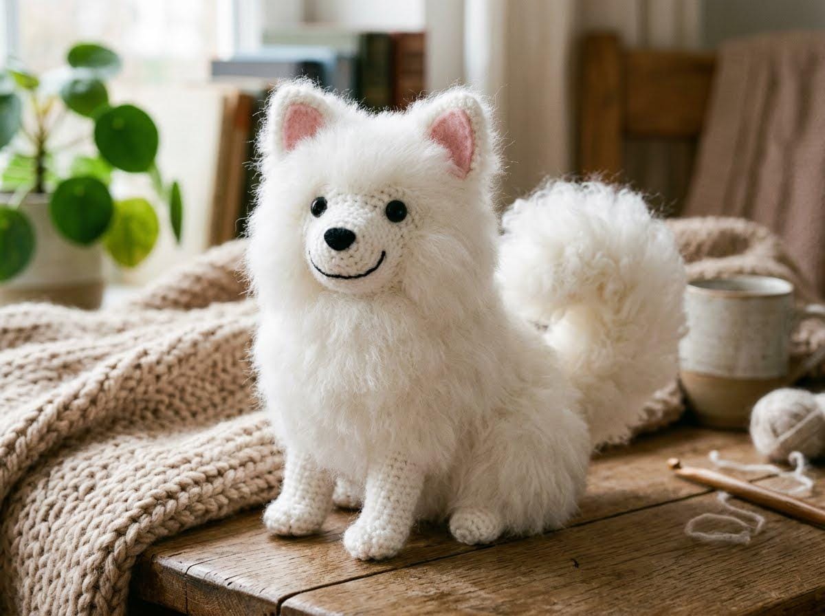 Samoyed stuffed animal - Etsy 日本
