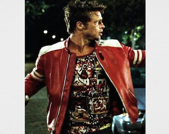 ファイト・クラブの赤いレザージャケット：タイラー・ダーデンの映画