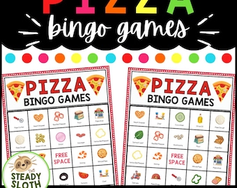 National Pizza Day Treats Party Bingo Games Activities For Kids