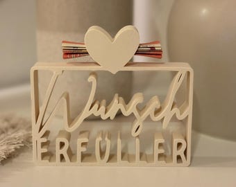 Archivos STL y 3MF para impresión 3D - Portamonedas "Cumple deseos" - Regalo creativo con forma de corazón | Descarga digital con minilicencia comercial