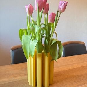 3D Druck STL & 3MF Datei – Wavy Vase – moderne, wellenförmige Vase aus dem 3D-Druck | Digitaler Download inkl. Mini-Gewerbelizenz
