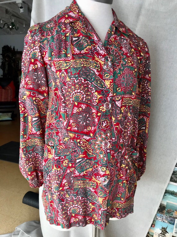 Women’s 1940s loose fitting smock style swing jack
