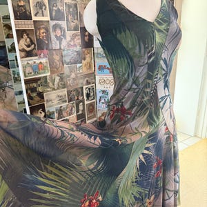 embroidered maternity dress Plus Floral Sequin Bodice Formal Party Adrianna Papell - 40426 retro hoops Color:Ecru Oblique shoulder Sleeve length