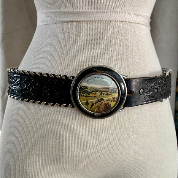 Rocky Mountain Belt Buckle Etsy
