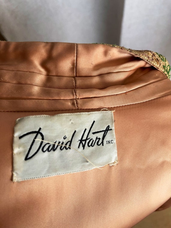 Vintage 1950s designer coat jacket David Hart jac… - image 4
