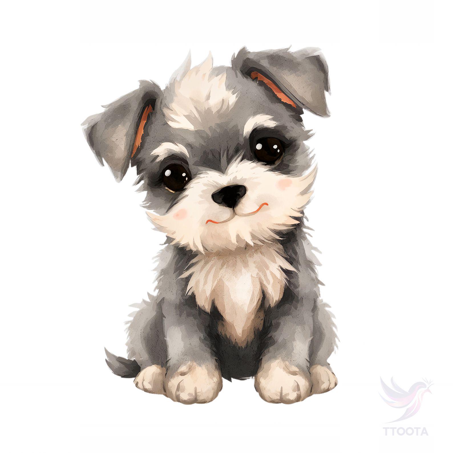 10 Watercolor Puppy Clipart: Dog Breeds PNG Bundle (digital Download ...