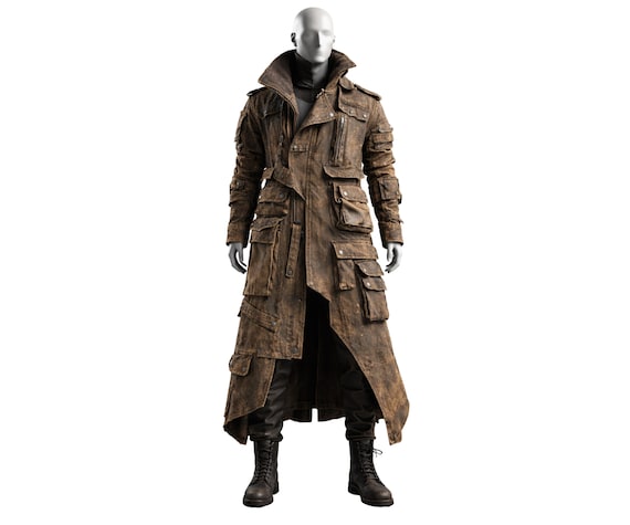Post Apocalyptic Long Trench Coat