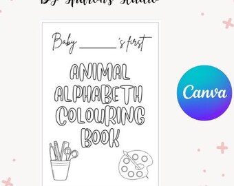 Babys erstes Malbuch mit dem Tieralphabet