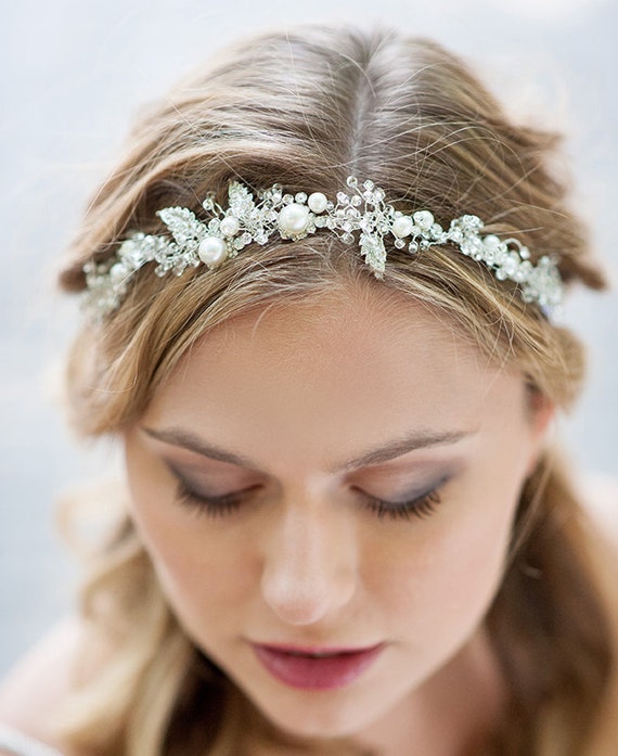 Vintage Style Wedding Hair Vine Wrap Bohemian Wedding Hair Etsy