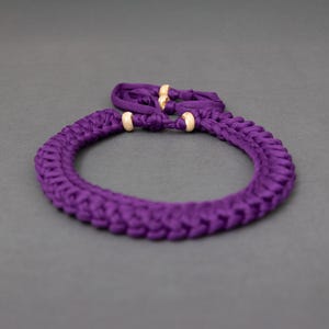 Deep purple necklace