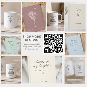 Birthday Letters Book Personalised Guestbook Party Memory Journal Custom Name Hardback Keepsake Time Capsule Notebook Wishes For Birthday image 13