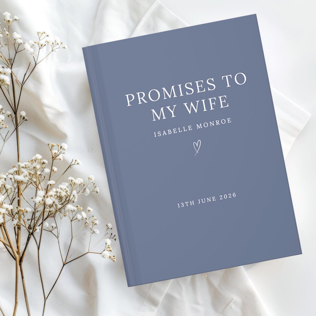 My Promises to My Husband & Wife - Wedding Vow Book for the Big Day ...