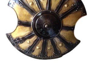 Troy Trojan Metal Shield: Ancient Greek Viking Wall Decor