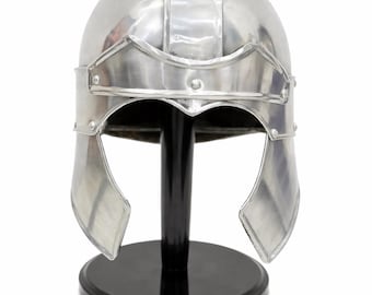 Handcrafted Antler  Helmet, Medieval Steel Knight Armor, Cosplay Renaissance Costume Spartan Helmet…