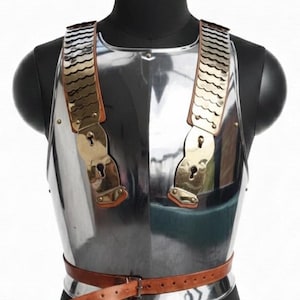 French Cuirassier Steel Armor Cuirass | Gothic Reenactment Cosplay Breastplate