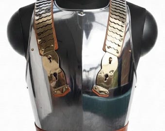 French Cuirassier Steel Armor Cuirass | Gothic Reenactment Cosplay Breastplate