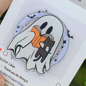 Full Moon Love Grim Reaper Skeleton Bride Sexy Blonde Pin Up PopSockets Standard PopGrip