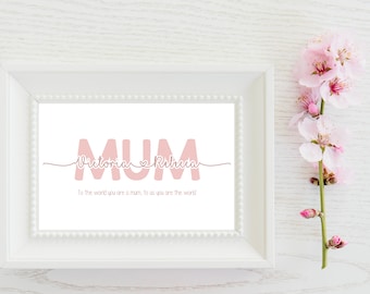 Personalised Mother's Day Print
