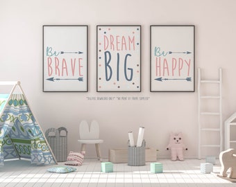 Set of 3 Nursery/Play Room Prints