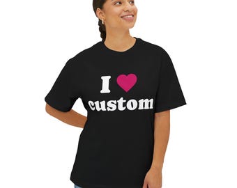 T-shirt oversize personalizzabile, con grafica divertente