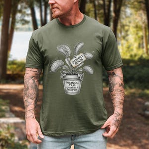 Quarterly Incentive Shirt, Funny Venus Flytrap Tee, Botanical Trap Top, Corporate Bonus Satire, Sarcastic Work Gift, Office Life, Gildan