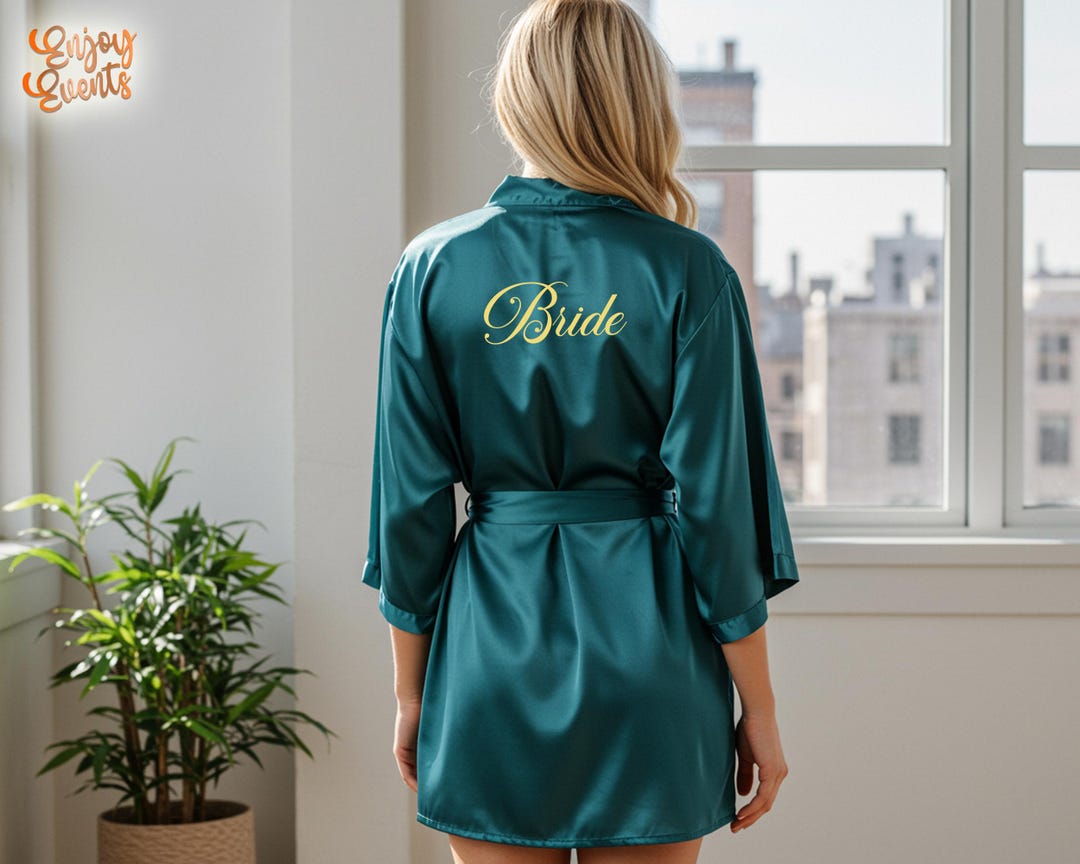 Custom Bridal Robe Bridesmaid Robes Customized Robes Personalized Robes ...