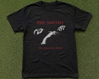 Camiseta de The Smiths, camiseta gráfica de The Smiths, camiseta de The Queen Is Dead, regalos para fans de The Smiths, camiseta de banda, camiseta de rock indie, camiseta de banda de rock alternativo de los 90