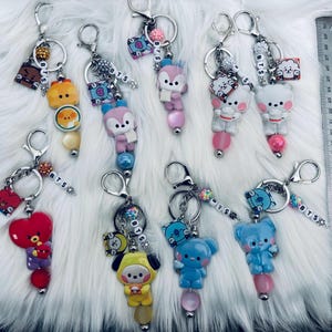 K-pop BT21  inspired keychain