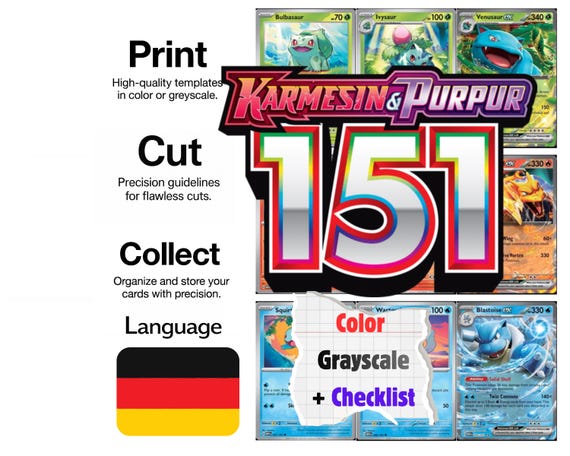 151 pokemon list card Pokemon 151 - Poster Collection