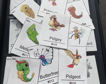 ポケモン図鑑 プレースホルダーカード（No.1～1025、英語名