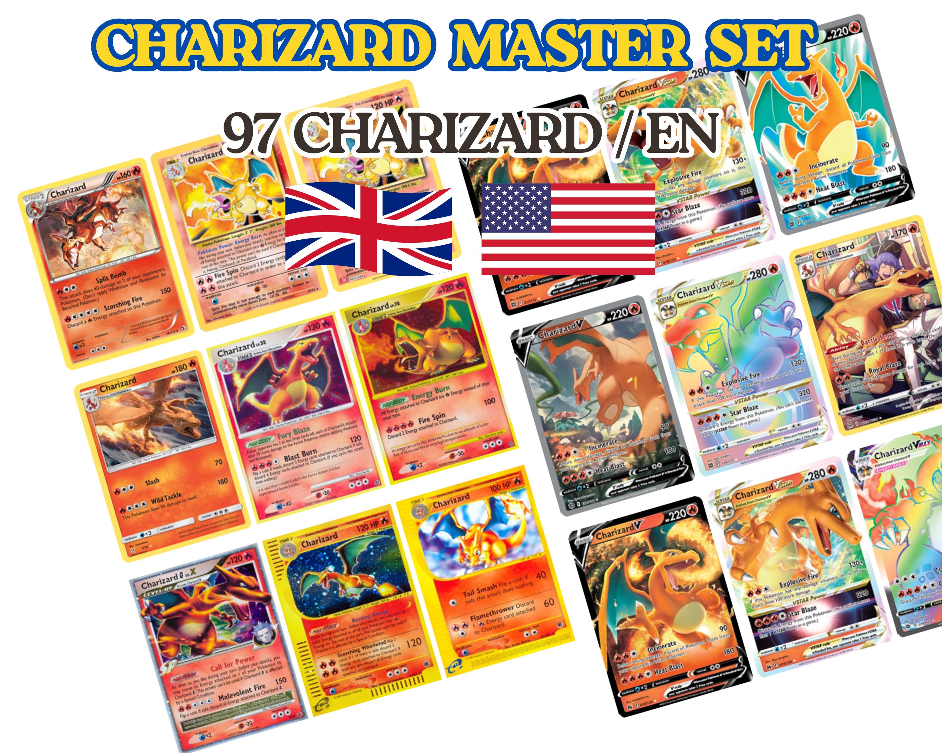 charizard pokemon cards list Card Unofficial Ultimate Collectors Guide: Every Charizard Card EVER Every set that had Charizard