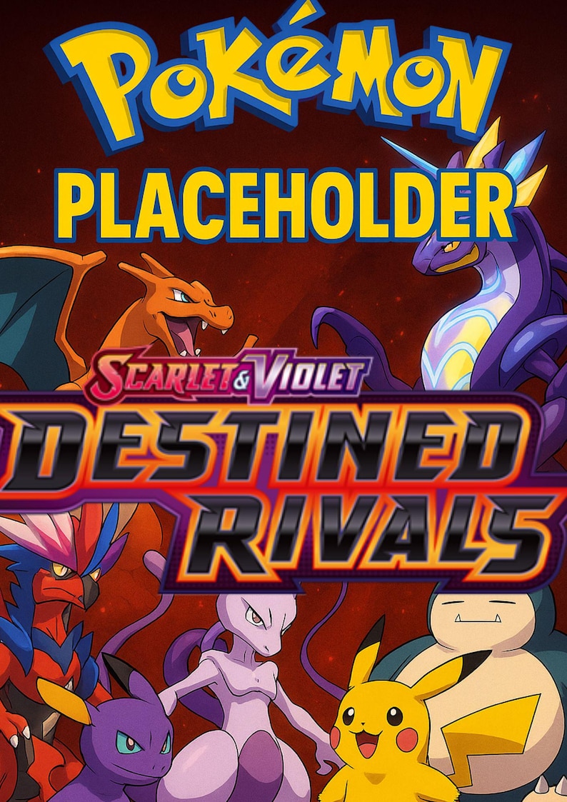 Destined Rivals Players Guide.pdf Pokémon Complete Pokédex Destined Rivals Placeholder Cards | All Cards ...