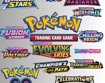 Pokémon Sword & Shield Ultimate Edition Bundle Binder Placeholders All Master Sets English Names | PDF Digital Download
