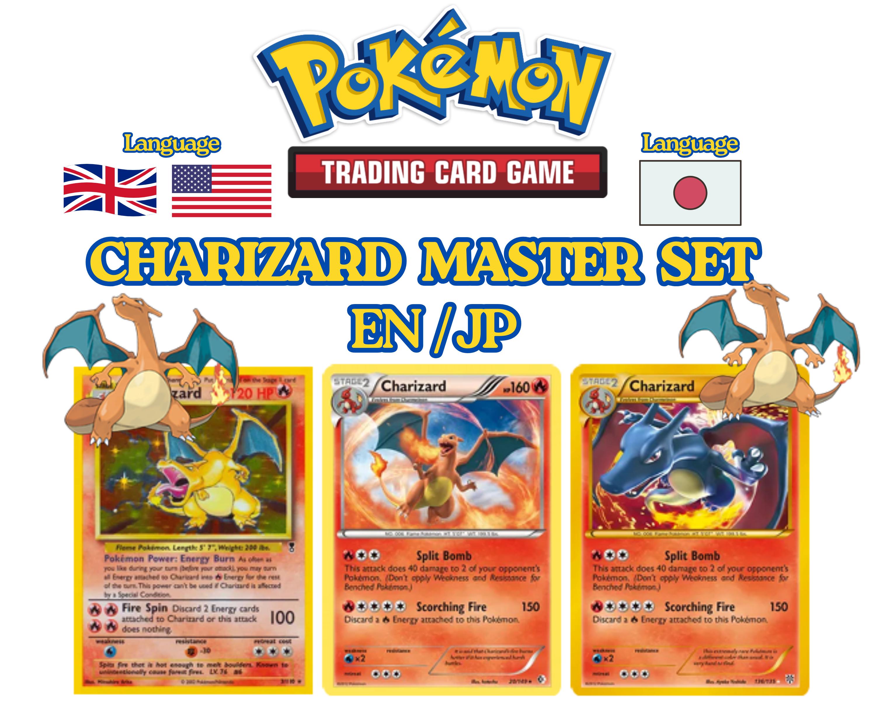 charizard pokemon card printable Pokemon 1st Edition Charizard Poster Print main image 1