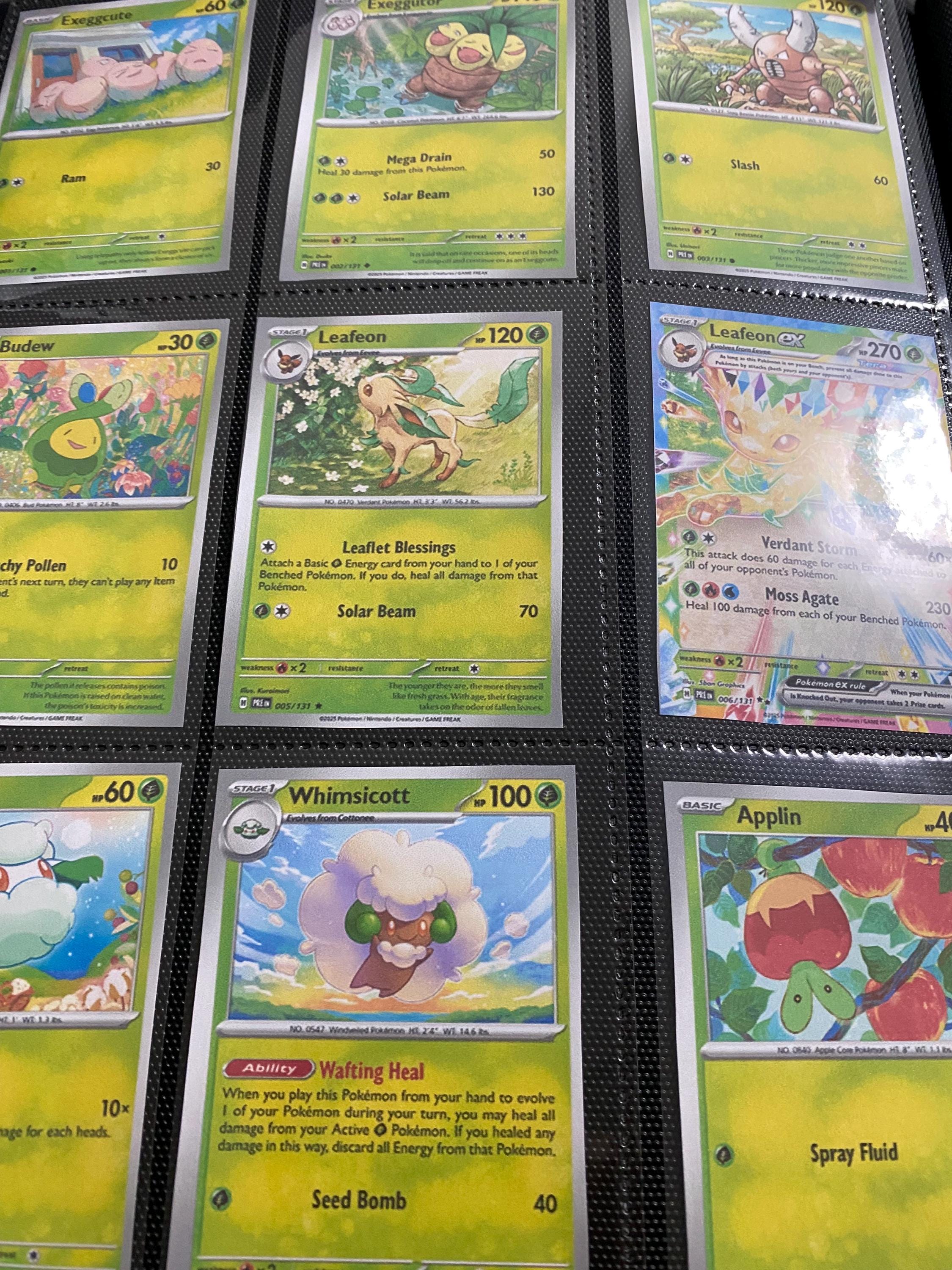 Pokémon Complete Pokédex Prismatic Evolutions Placeholder Cards
